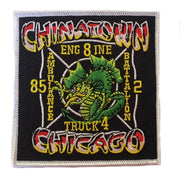 Chicago Fire Dept. - Engine 8, A85, Truck 4 Chinatown - Patch / Aufnäher