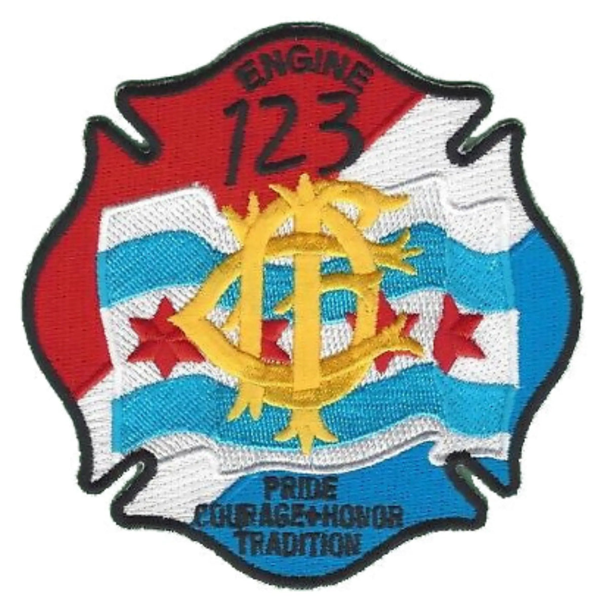 Chicago Fire Dept. - Engine 123 - Patch / Aufnäher