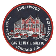 Chicago Fire Dept. - Engine 84, Tr 51 Englewood - Patch / Aufnäher