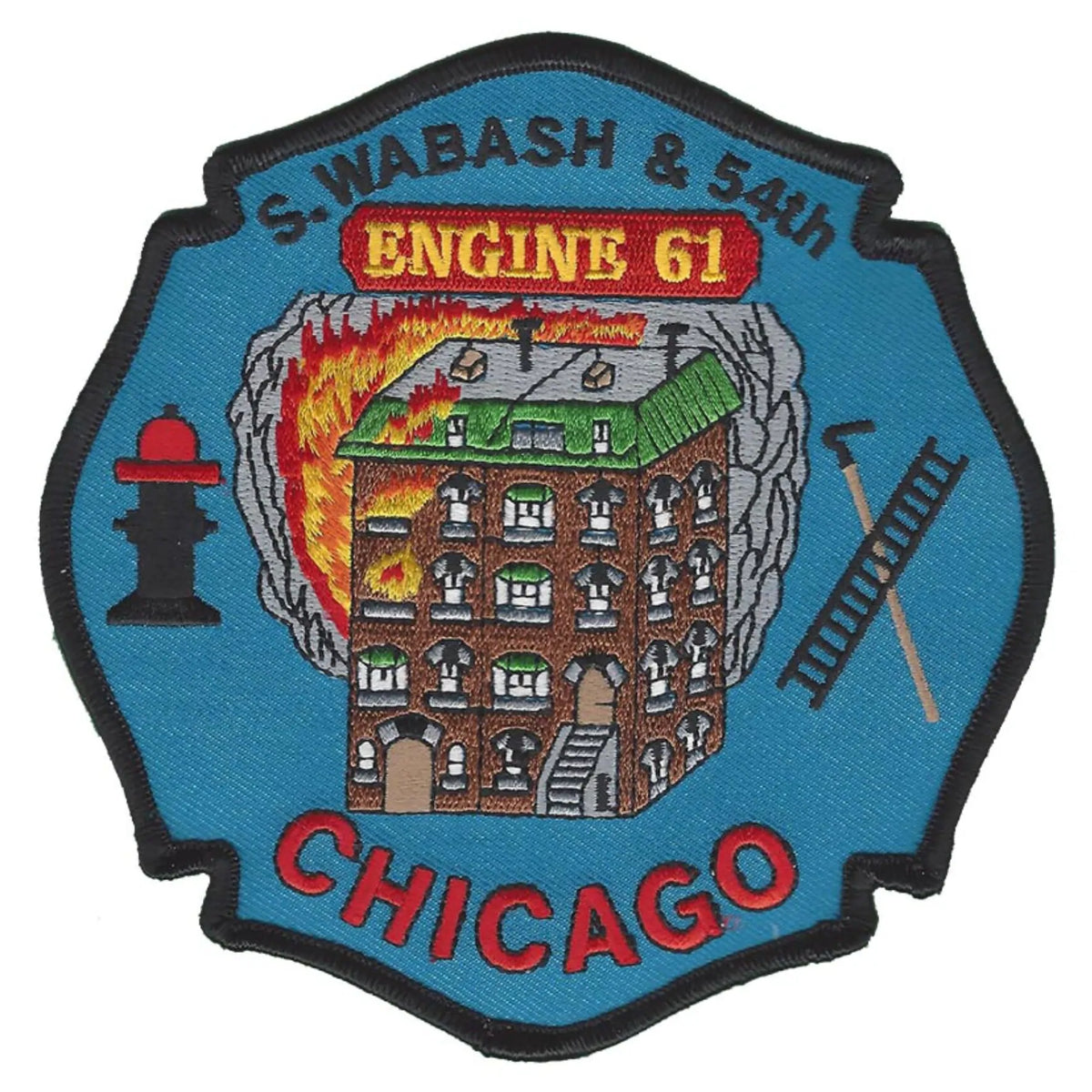 Chicago Fire Dept. -  Engine 61 - Patch/Aufnäher