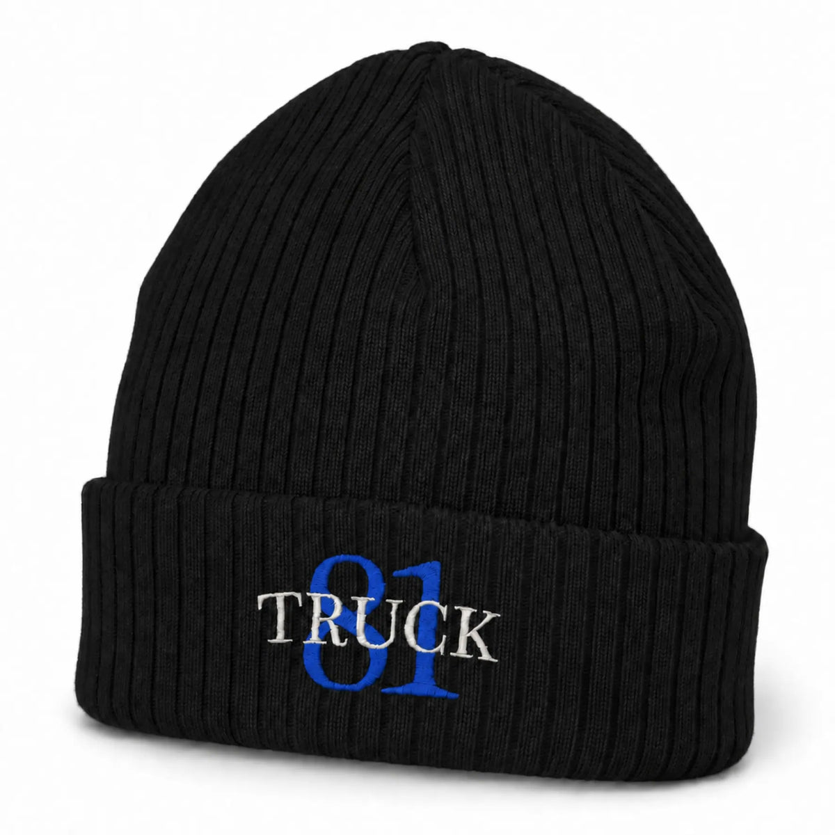 CFD Mütze/Beanie mit Stick Truck 81 Blue Edition