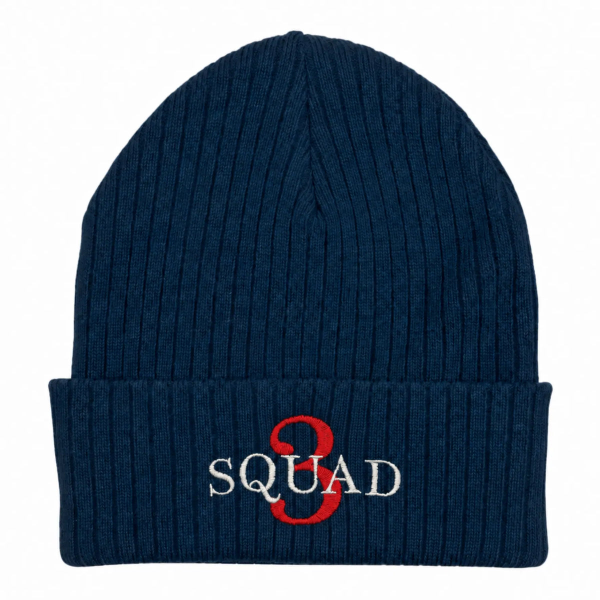 CFD Mütze/Beanie mit Stick Squad3 Red Edition