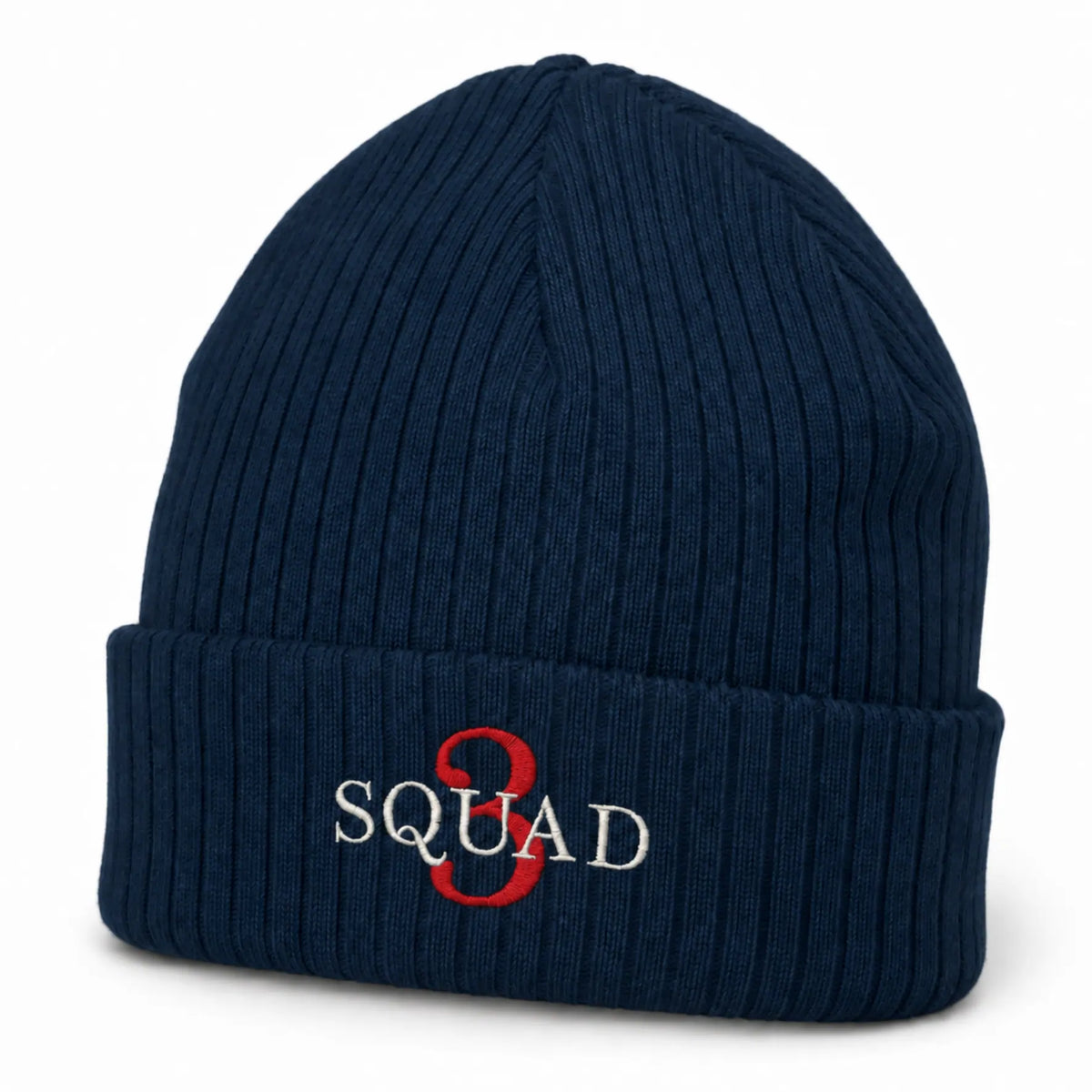 CFD Mütze/Beanie mit Stick Squad3 Red Edition