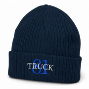 CFD Mütze/Beanie mit Stick Truck 81 Blue Edition