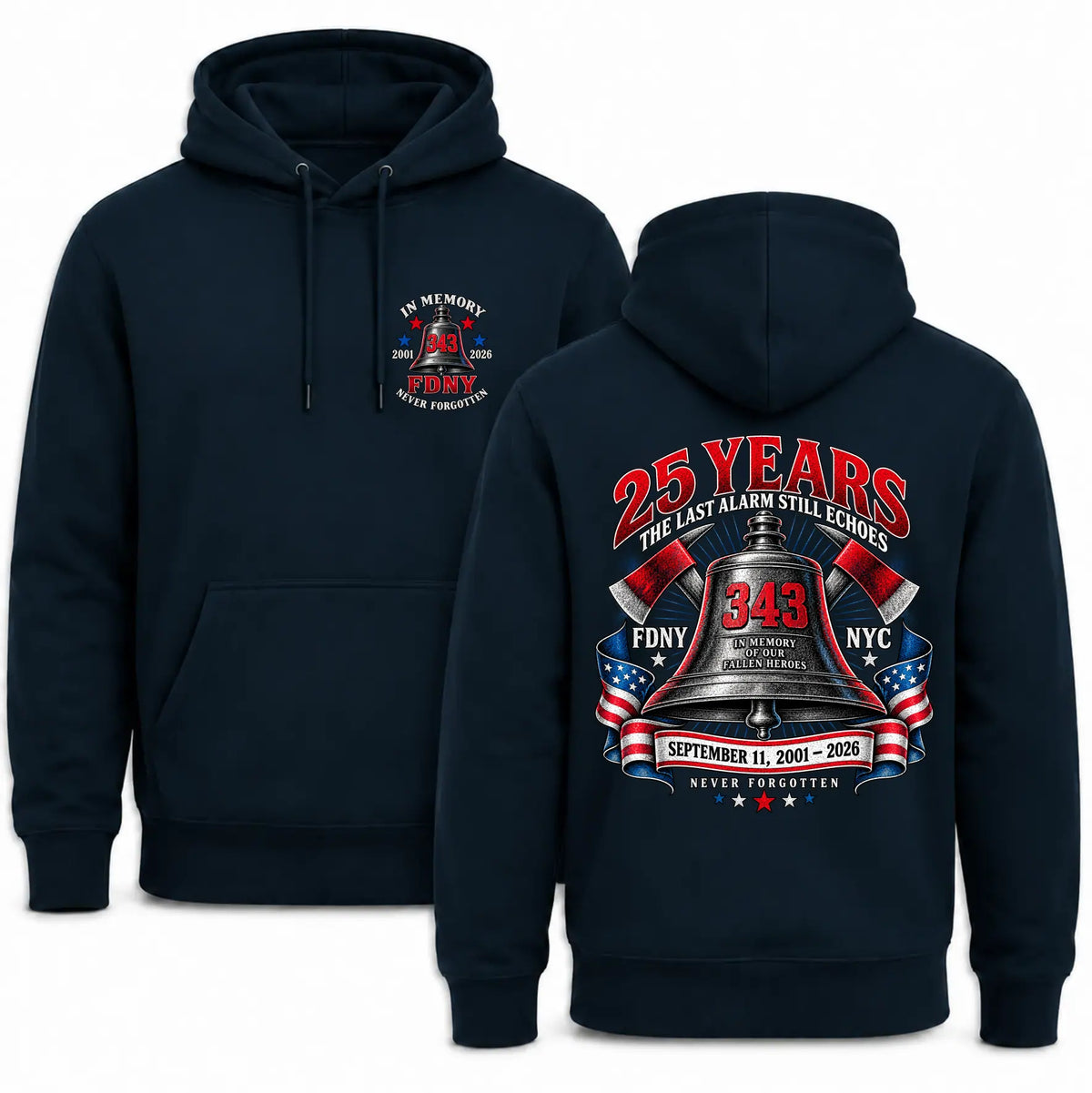 9/11 Remember Hoodie 2026