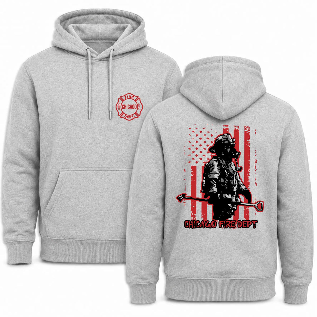 CFD Hoodie Flag Fireman