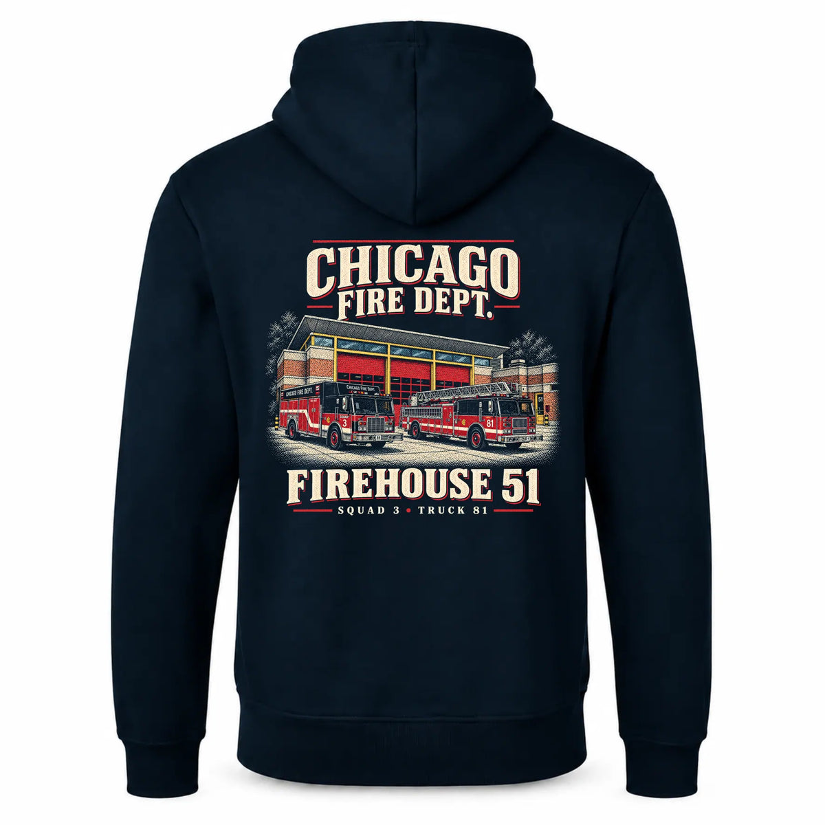 CFD Hoodie Retro Firehouse 51