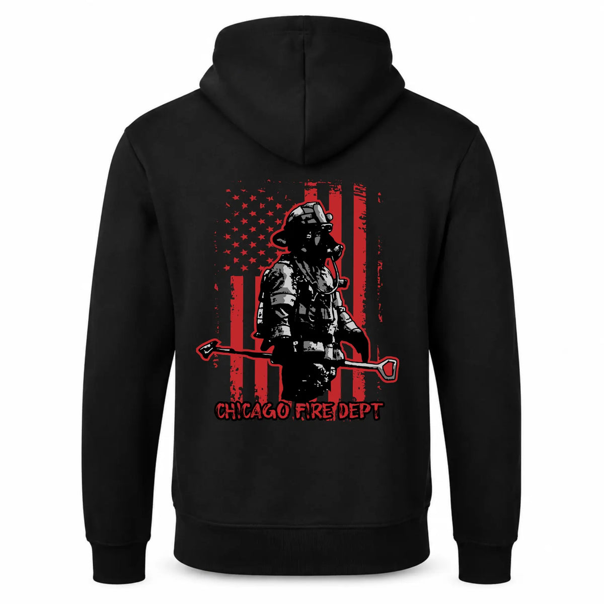 CFD Hoodie Flag Fireman