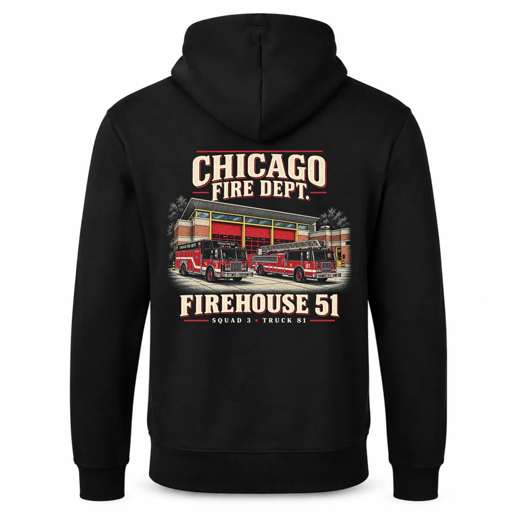 CFD Hoodie Retro Firehouse 51