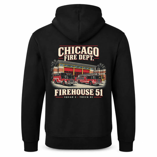 CFD Hoodie Retro Firehouse 51