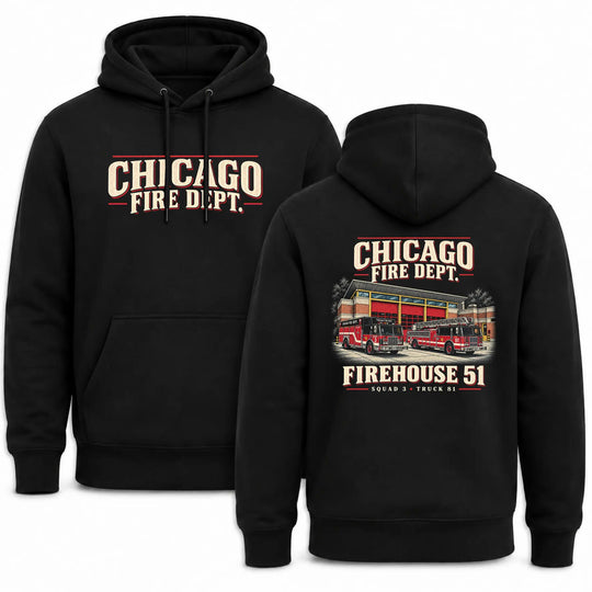CFD Hoodie Retro Firehouse 51