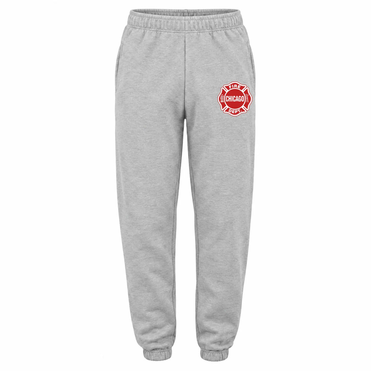 CFD Jogginghose lang Logo rot/weiss