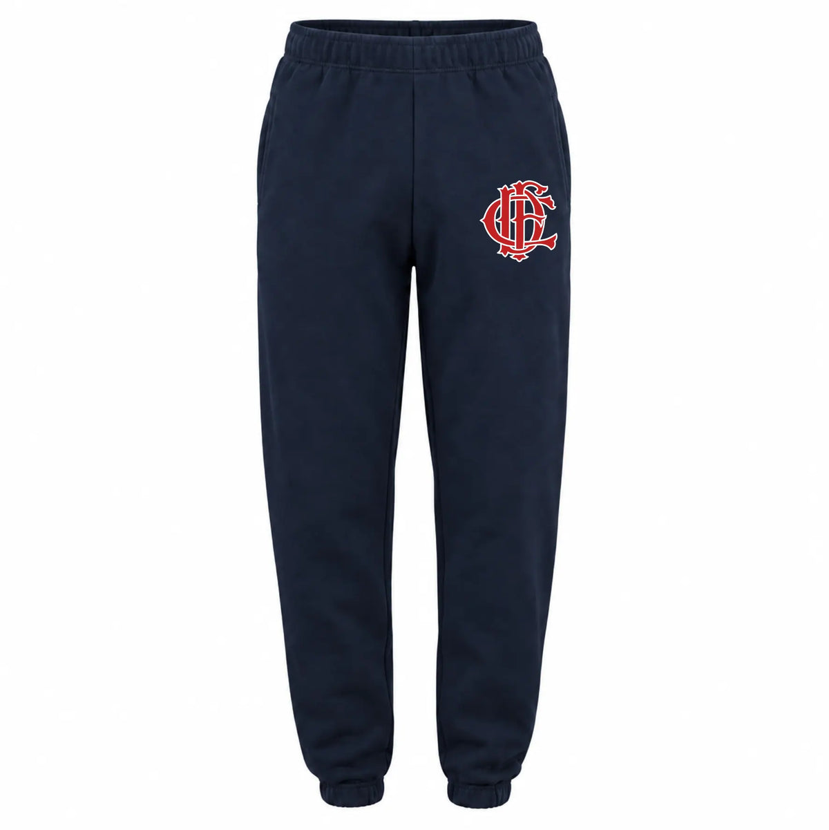 CFD Jogginghose lang new Logo rot/weiss