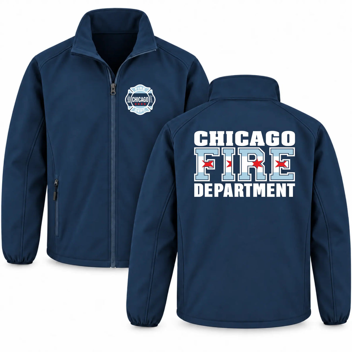 CFD Softshelljacke Chicago Flag