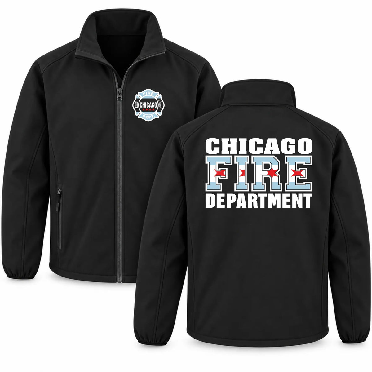 CFD Softshelljacke Chicago Flag