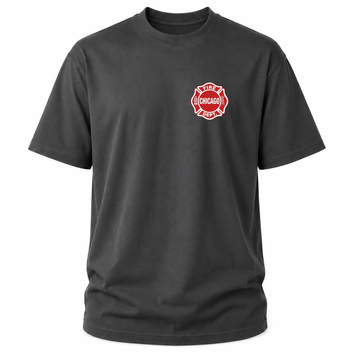 Chicago Fire Dept. T-Shirt Rot/Weiß