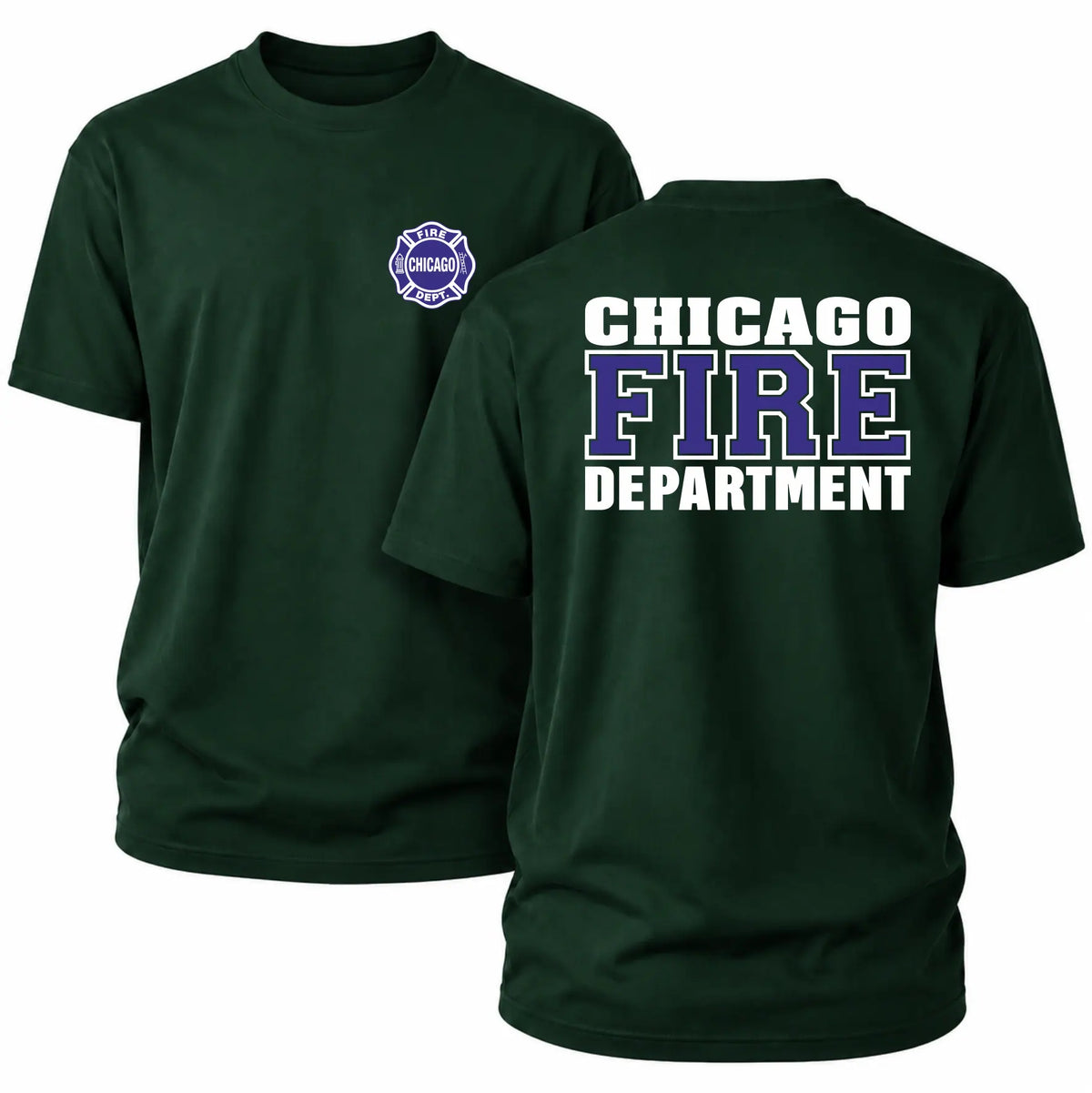 Chicago Fire Dept. T-Shirt Blau/Weiß