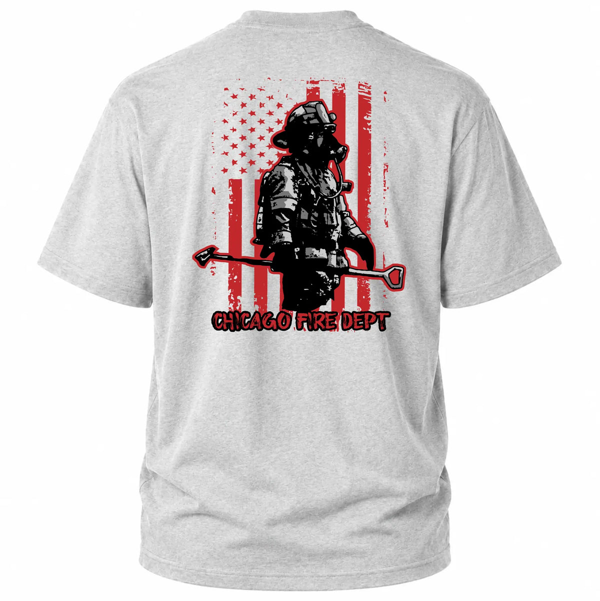 CFD T-Shirt Flag Fireman