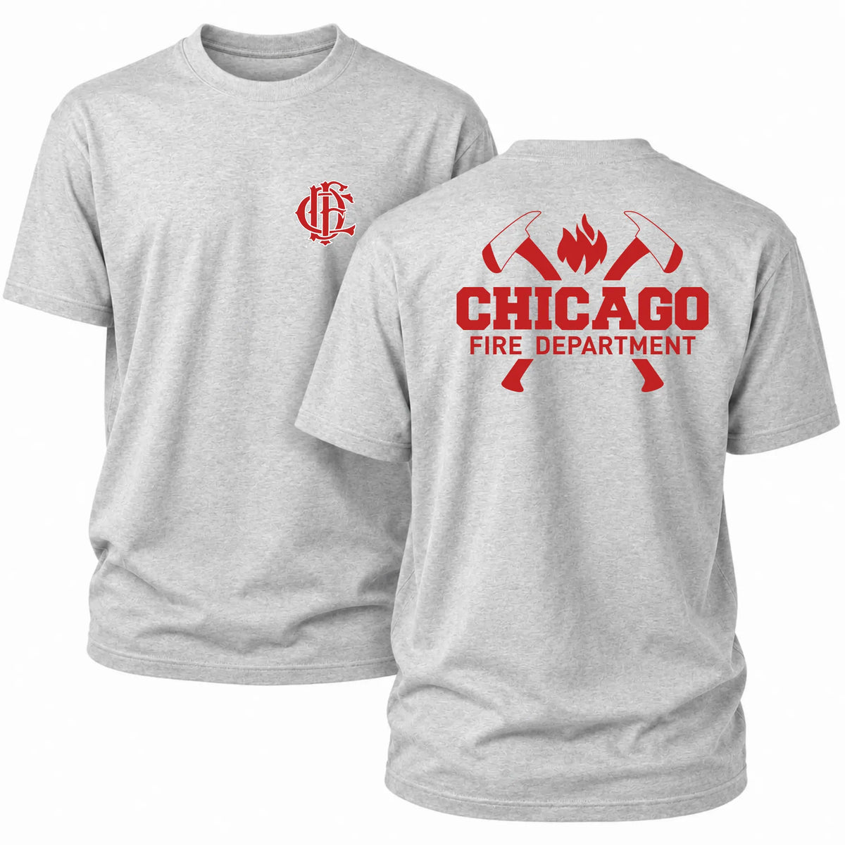 CFD T-Shirt Axe Logo Red Edition