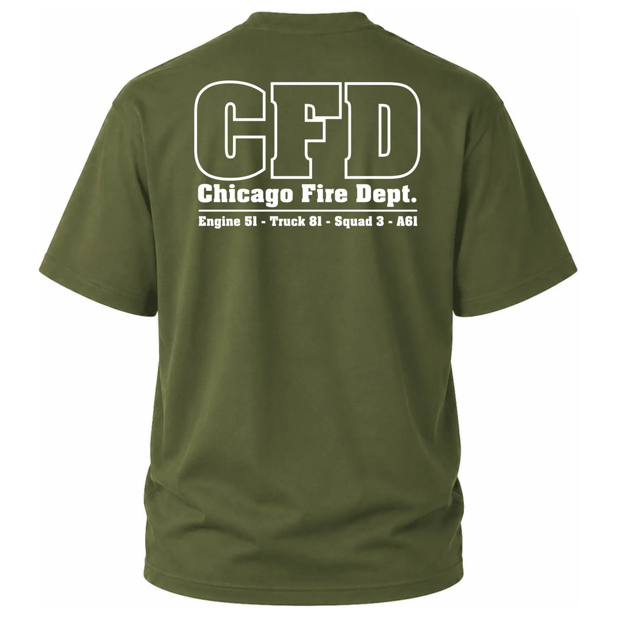 CFD T-Shirt Engine 51 Truck 81 Squad 3 A61