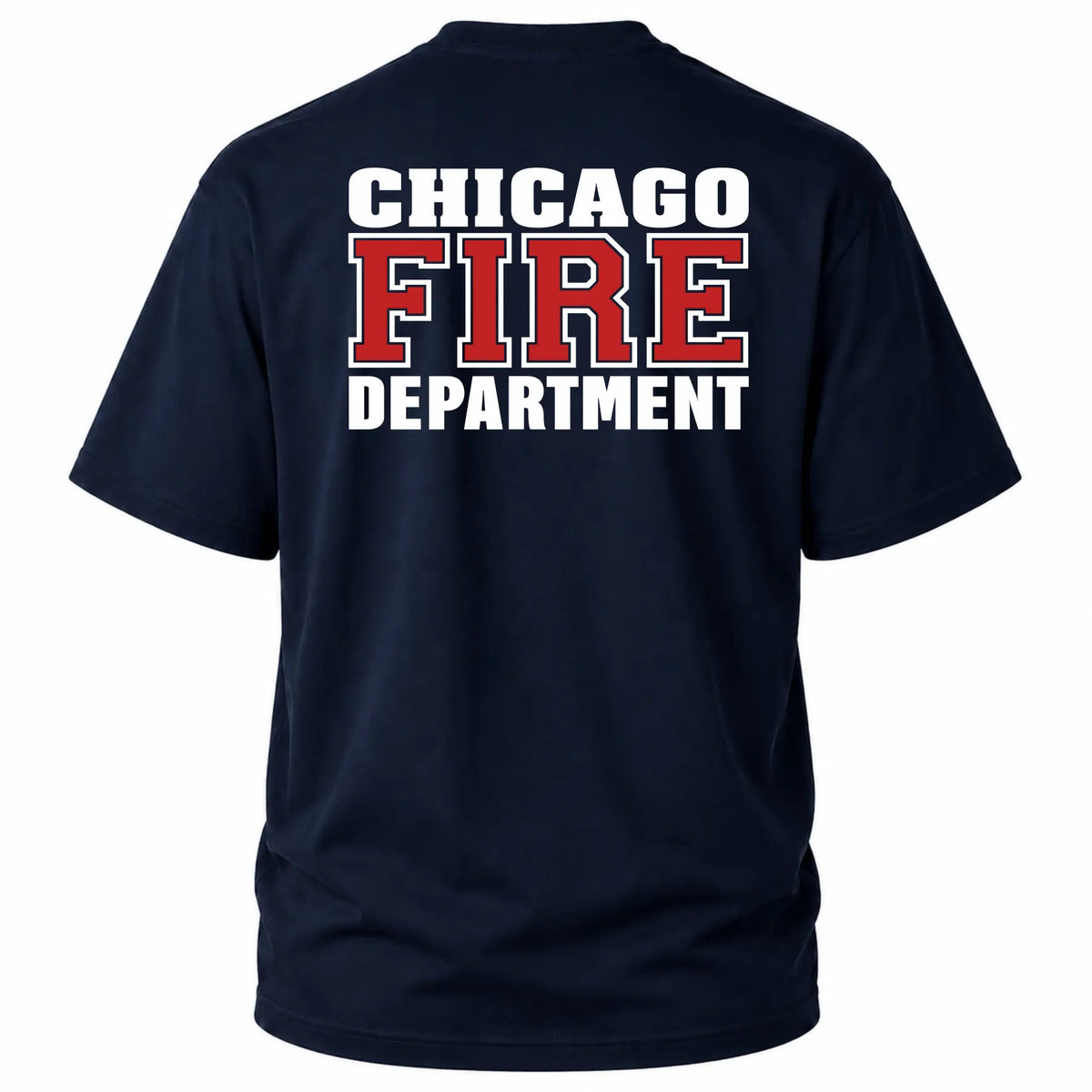 Chicago Fire Dept. T-Shirt Rot/Weiß