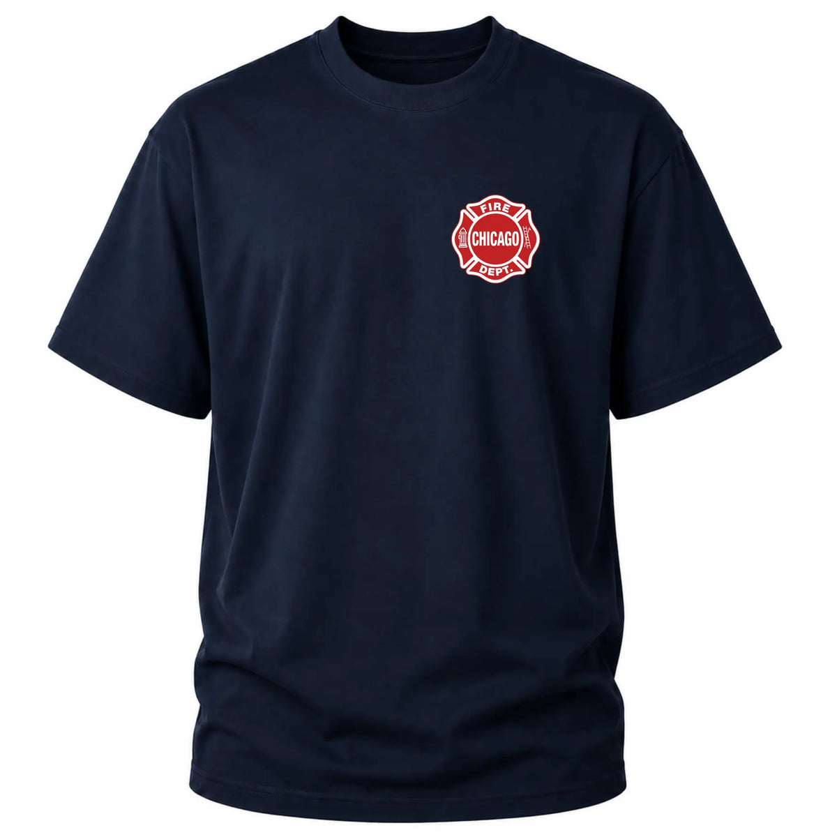Chicago Fire Dept. T-Shirt Rot/Weiß