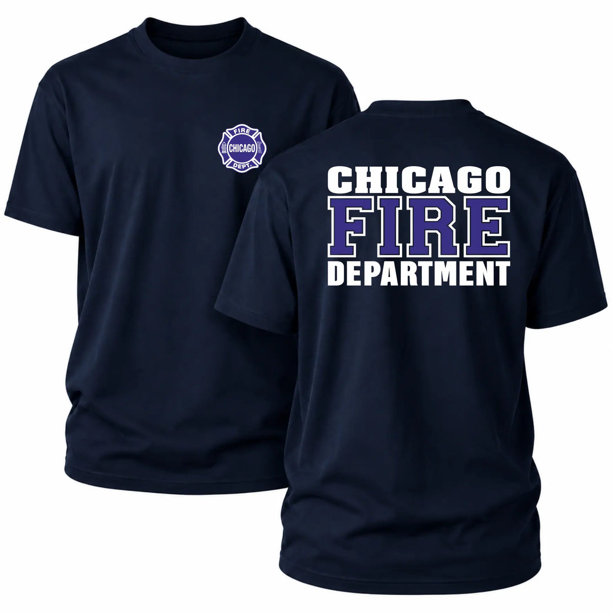 Chicago Fire Dept. T-Shirt Blau/Weiß