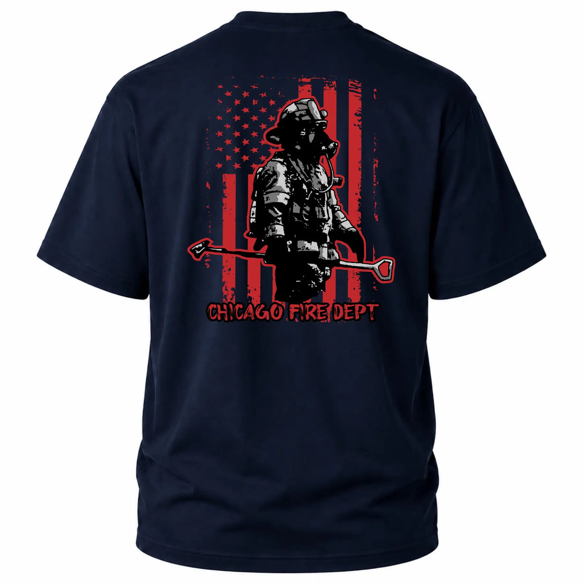 CFD T-Shirt Flag Fireman