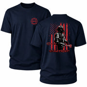 CFD T-Shirt Flag Fireman