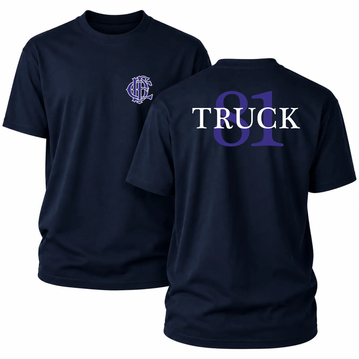 CFD T-Shirt Truck 81 Blue Edition