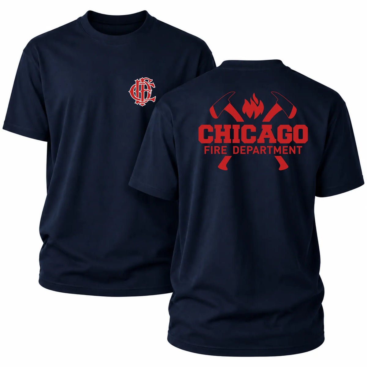 CFD T-Shirt Axe Logo Red Edition