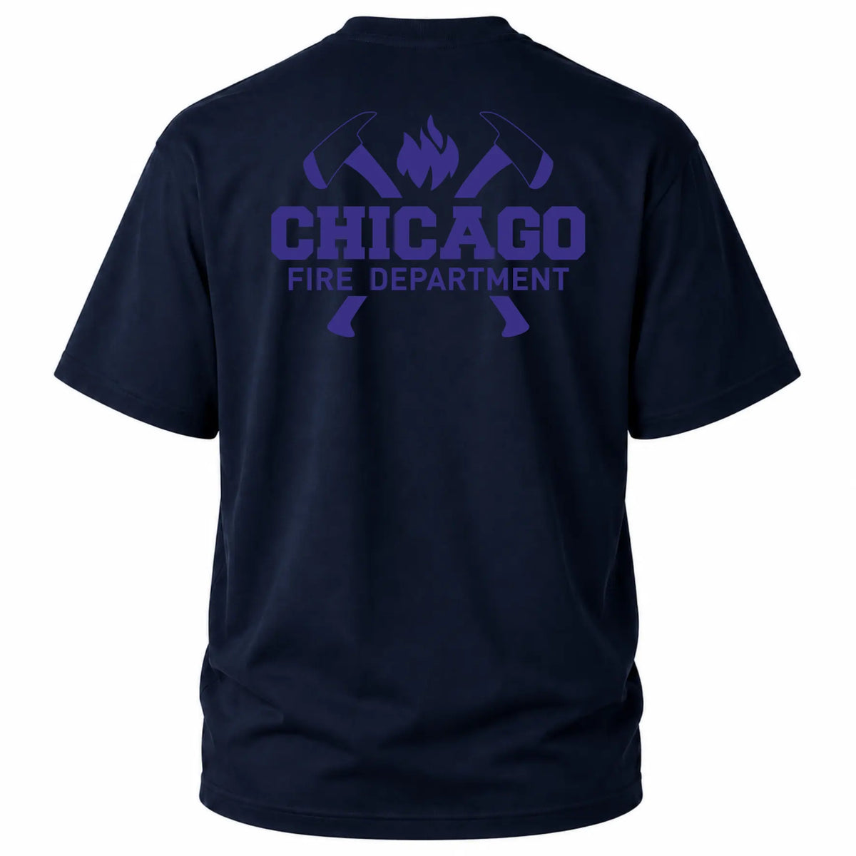 CFD T-Shirt Axe Logo Blue Edition