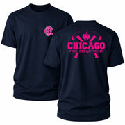 CFD T-Shirt Axe Logo Pink Edition
