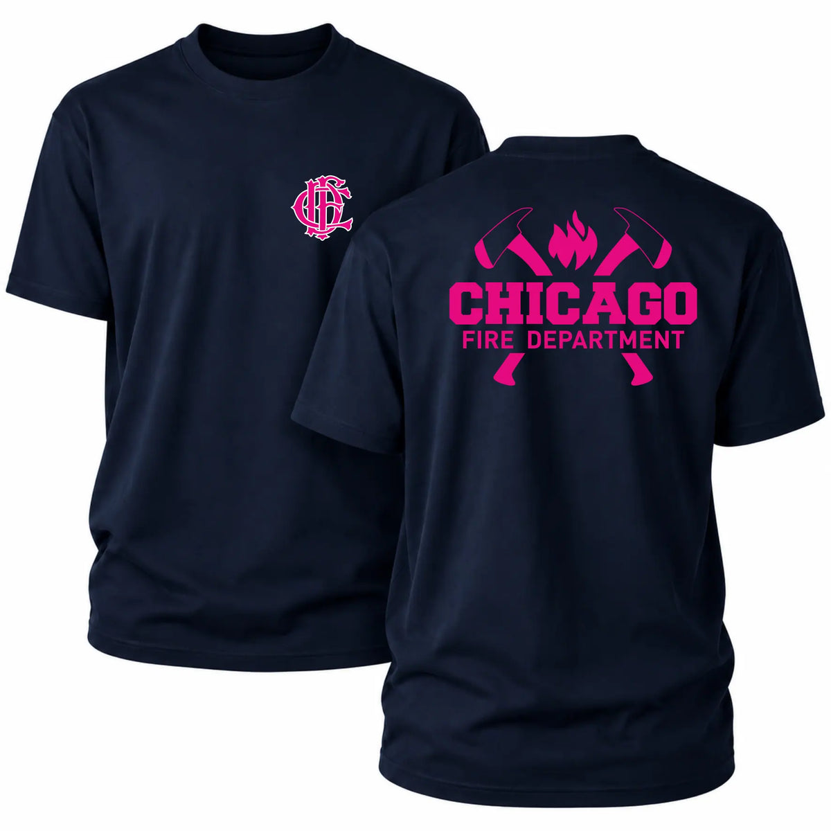 CFD T-Shirt Axe Logo Pink Edition