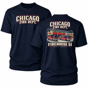 CFD T-Shirt Retro Firehouse 51