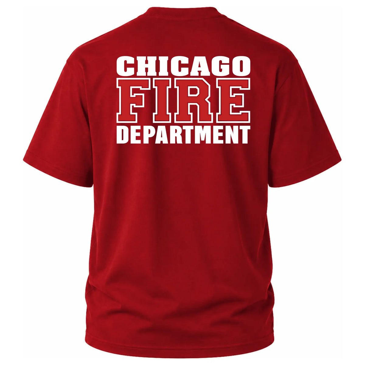 Chicago Fire Dept. T-Shirt Rot/Weiß