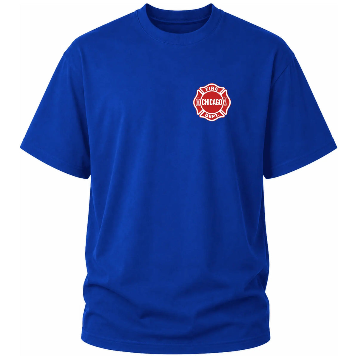 Chicago Fire Dept. T-Shirt Rot/Weiß
