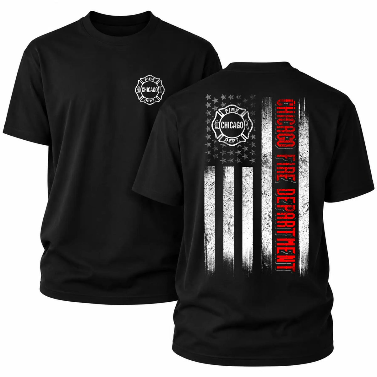 CFD T-Shirt Crunge Flag