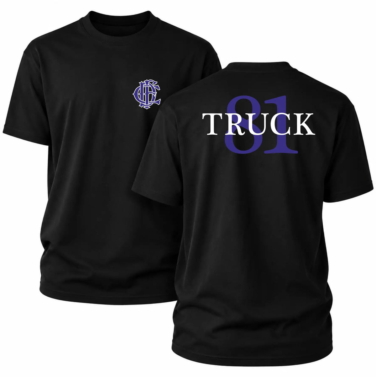 CFD T-Shirt Truck 81 Blue Edition