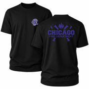 CFD T-Shirt Axe Logo Blue Edition