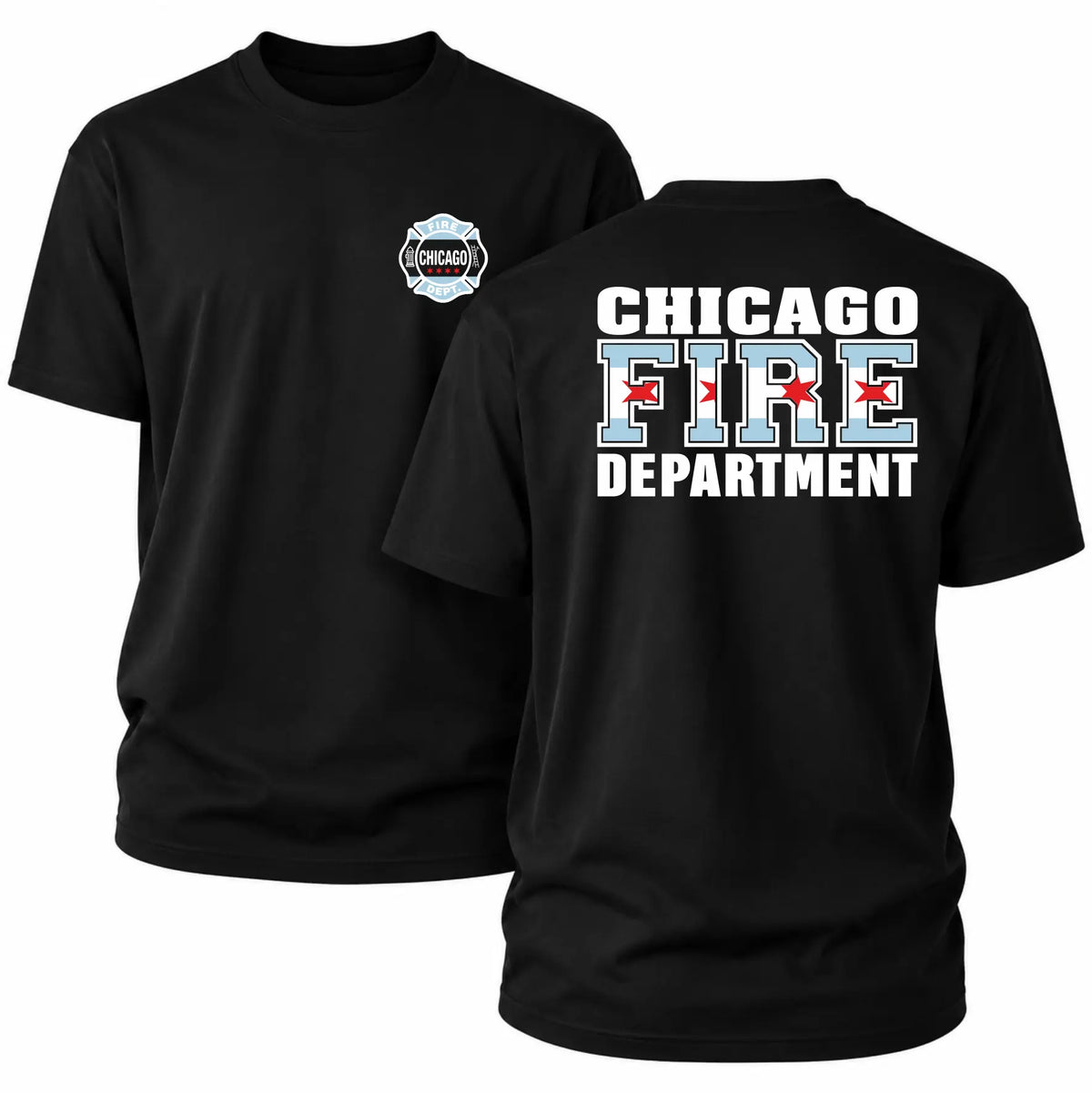 CFD T-Shirt Chicago Flag