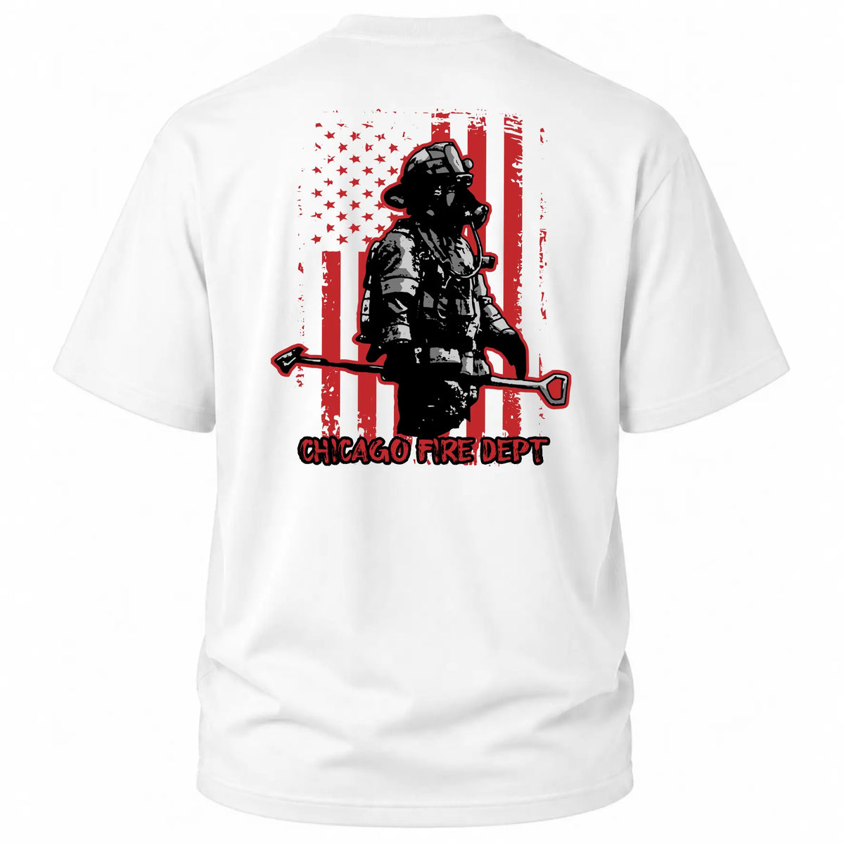 CFD T-Shirt Flag Fireman