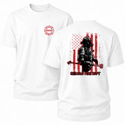CFD T-Shirt Flag Fireman