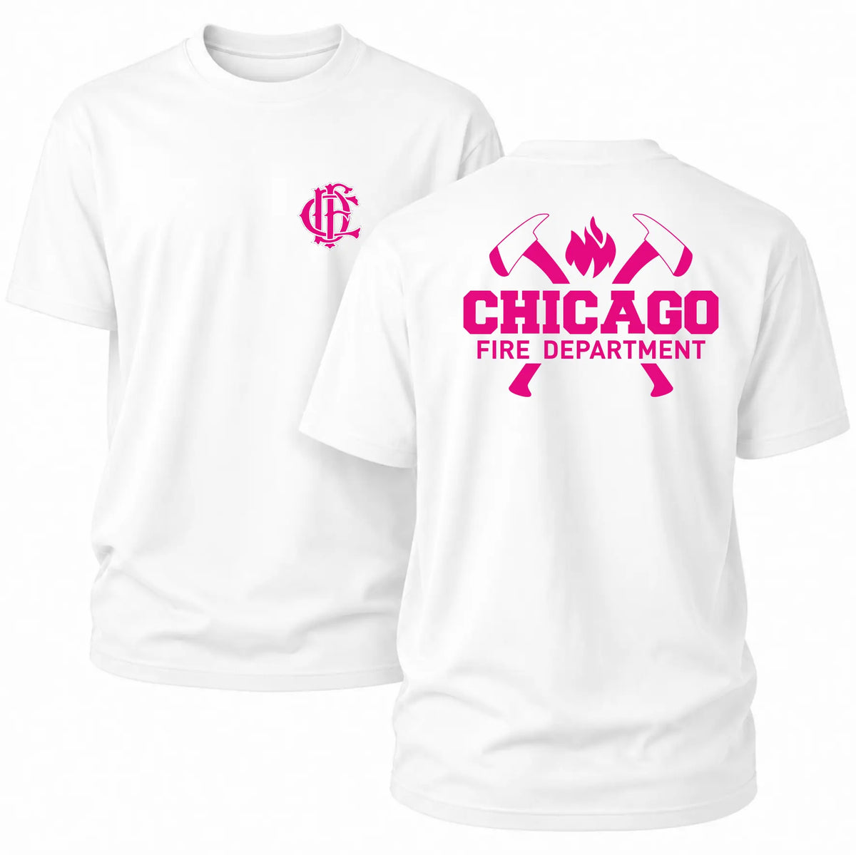 CFD T-Shirt Axe Logo Pink Edition