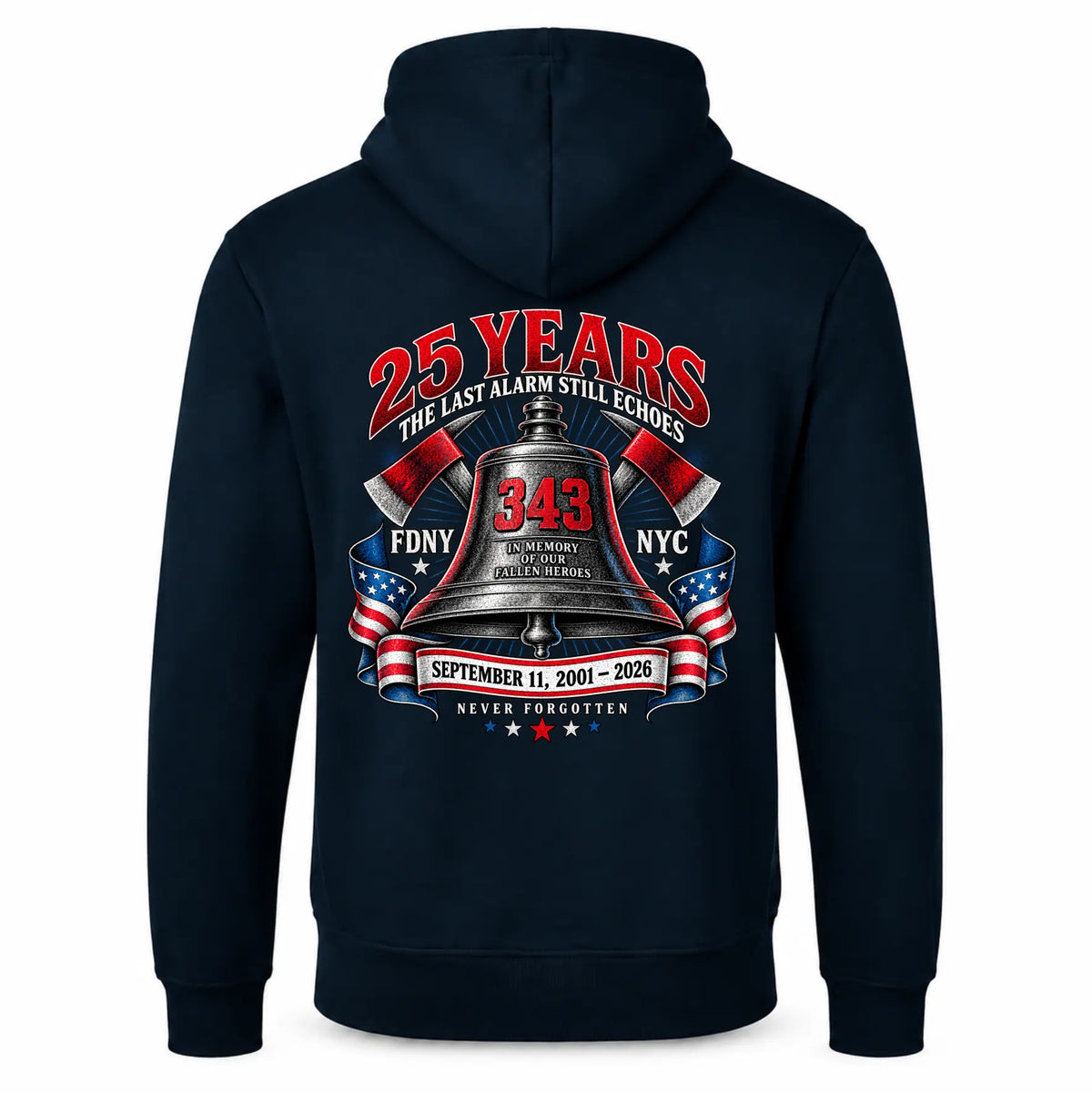 9/11 Remember Kapuzenjacke 2026