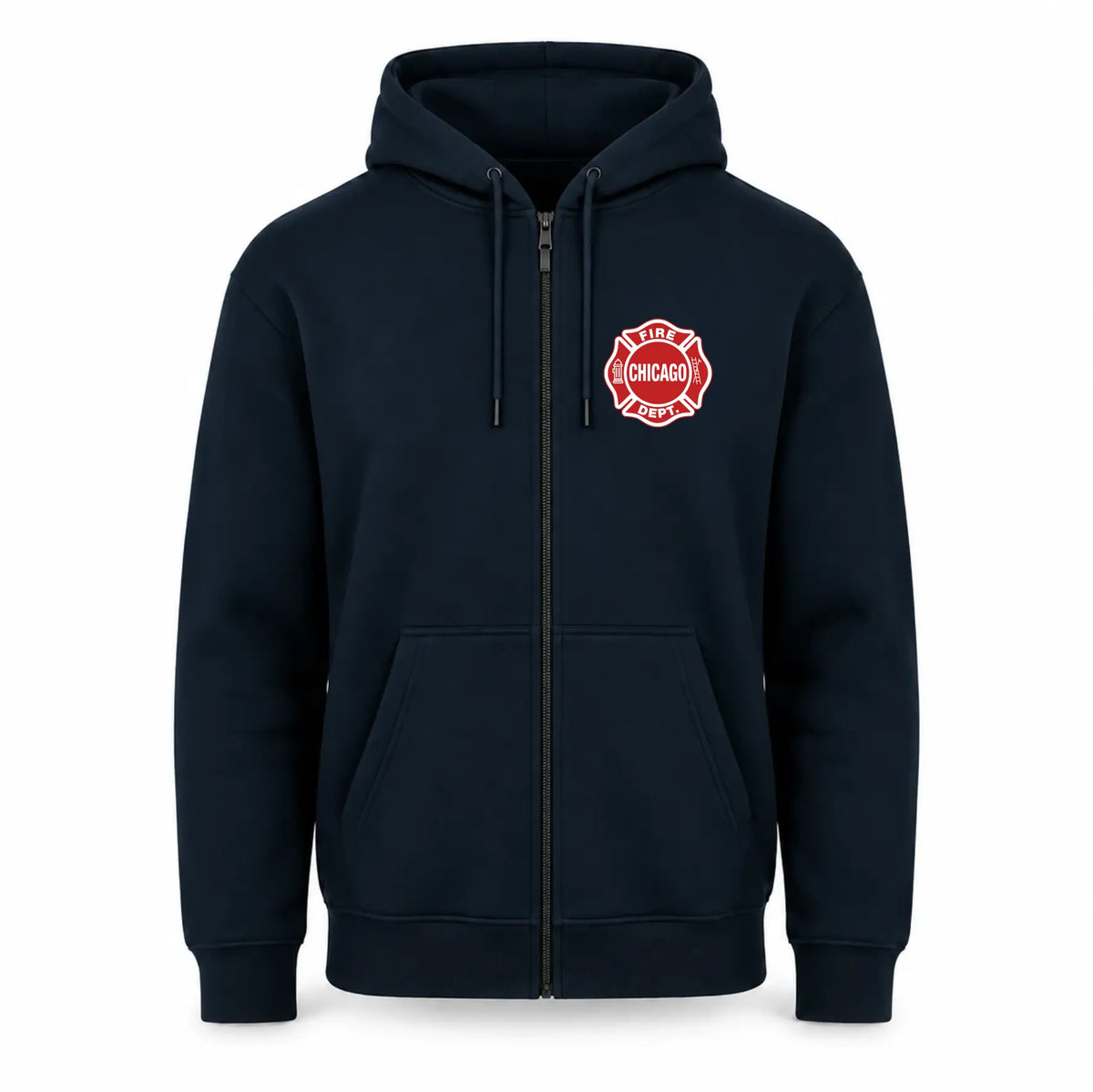 CFD Kapuzenjacke Rot/Weiß