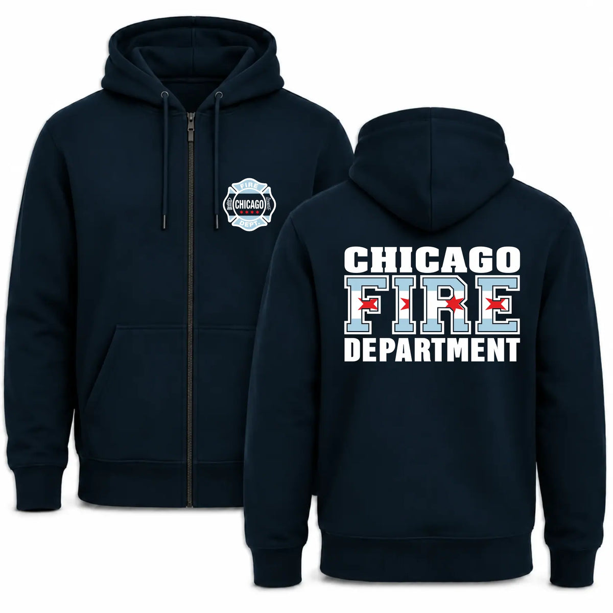 CFD Kapuzenjacke Chicago Flag
