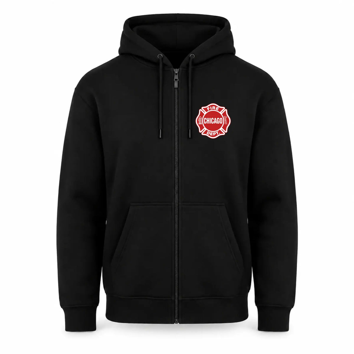 CFD Kapuzenjacke Rot/Weiß