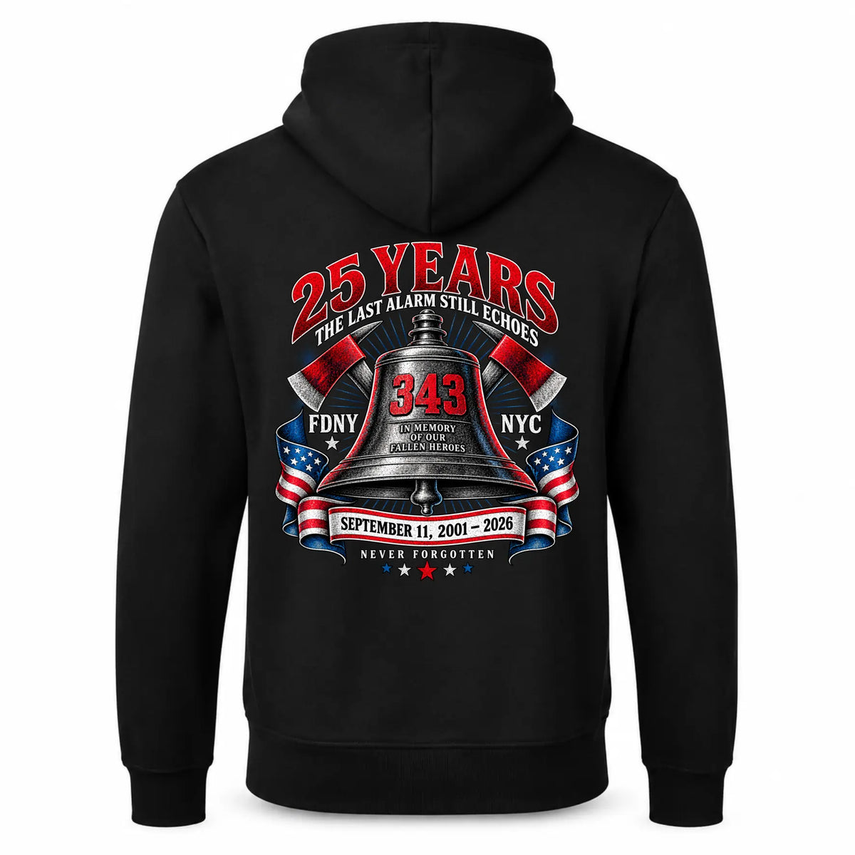 9/11 Remember Kapuzenjacke 2026