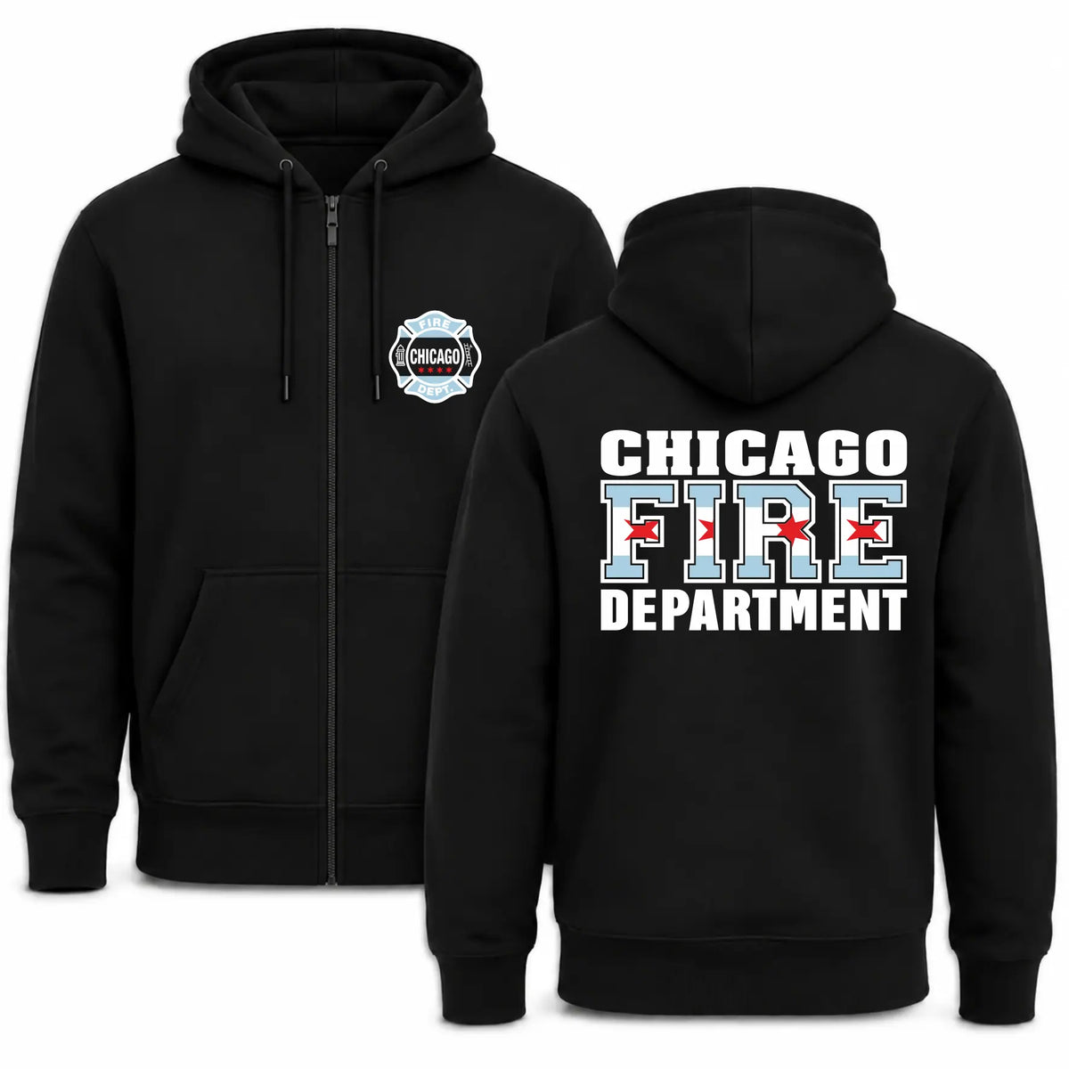 CFD Kapuzenjacke Chicago Flag